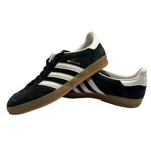 adidas Originals Gazelle Indoor Retro Black White Gum HO6259 Men Sz 10.5 New